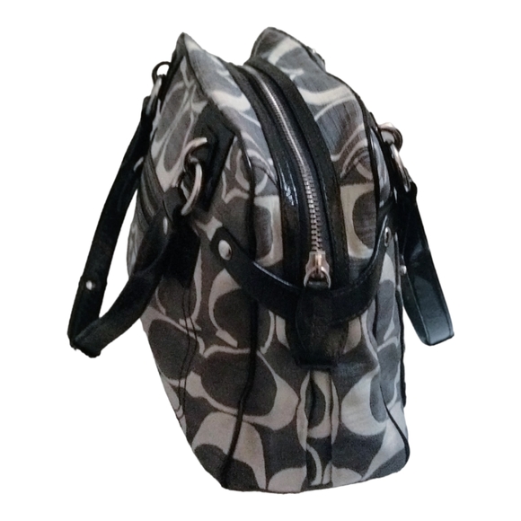 COACH Penelope Shantung Signature Satchel Handbag - Picture 4 of 16